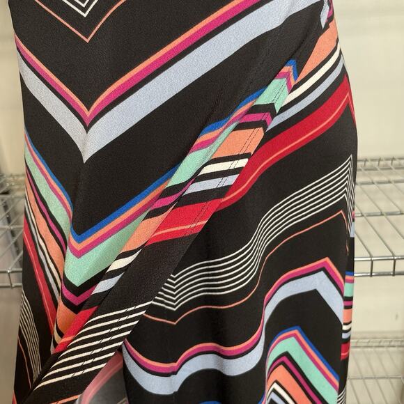 Candies‎ Women's Striped Halter Hi Low Maxi Dress Size S Summer Party Y2K Vibes - Picture 11 of 13